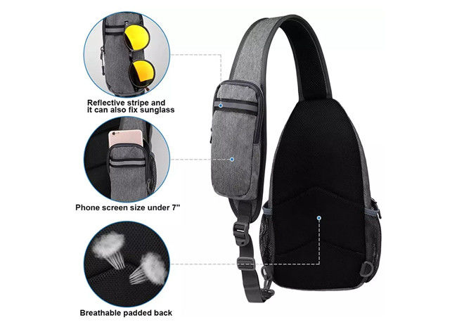 ISO9001 Travel Hiking Shoulder Strap Bag Shockproof Lightweight
