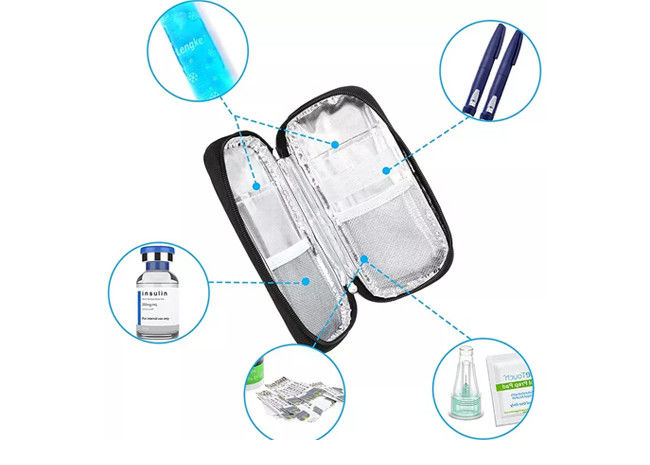 Waterproof Insulin Cooler Travel Case , Multipurpose Insulin Carrying Case Cooler