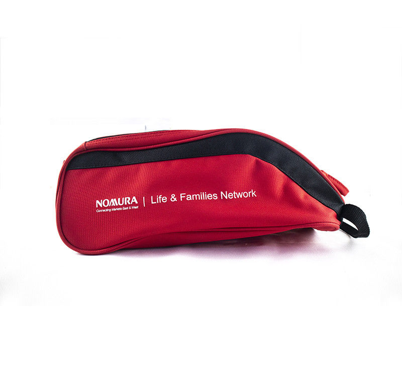 Tour Zipper Ventilate Shoe Storage Bag 300D Polyester Oxford Fabri